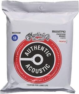 Martin Authentic Acoustic Lifespan 2.0 Custom Light strings