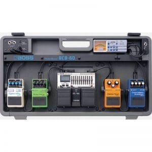Guitar effects pedal board