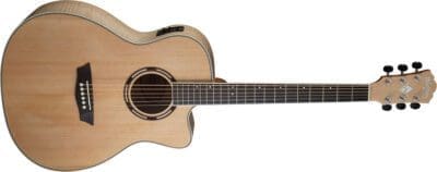 Acoustic cutaway guitar