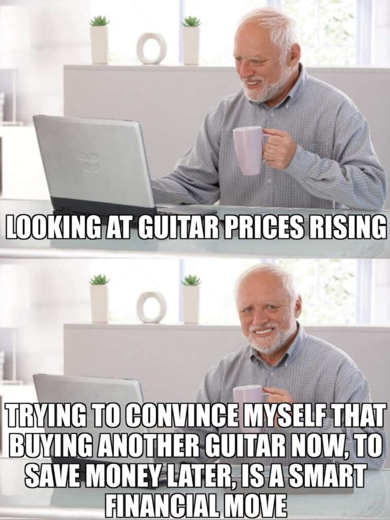 Funny - Guitar prices are rising